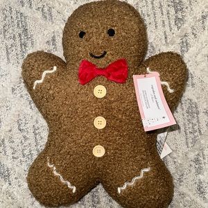 Cupcakes and Cashmere Gingerbread Pillow- BRAND NEW